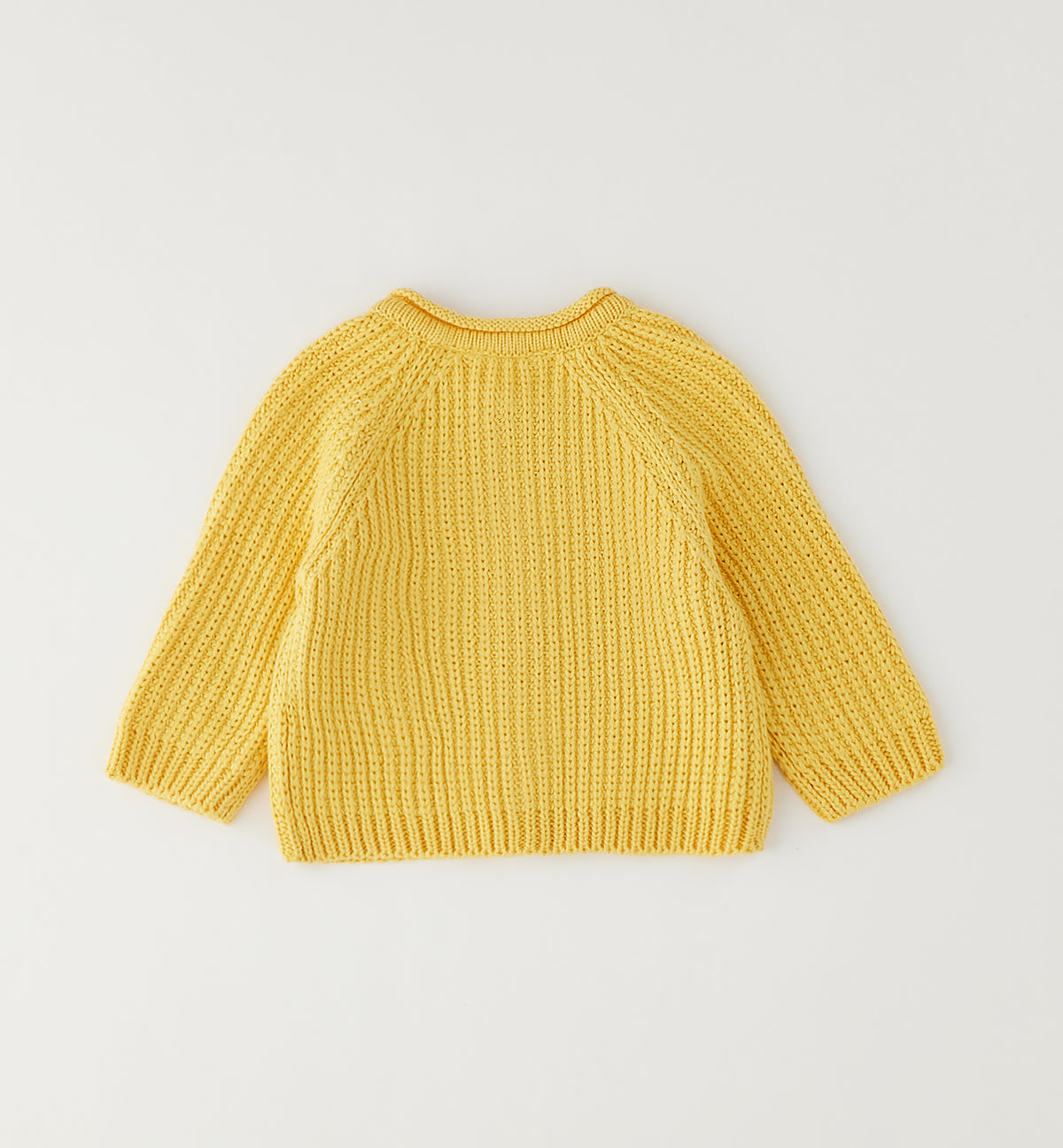 CARDIGAN CON BOTTONI SENAPE