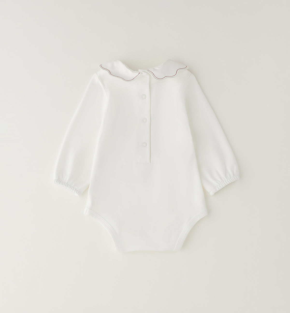 SHIRT PANNA CON COLLETTO ONDE