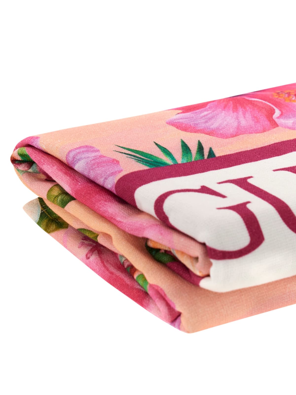 Telo mare Guess fantasia fiori Fuxia
