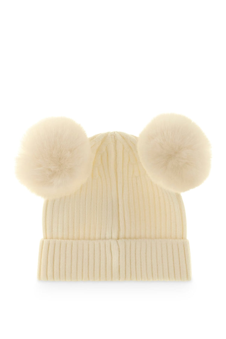 CAPPELLO DUE PON POM PANNA