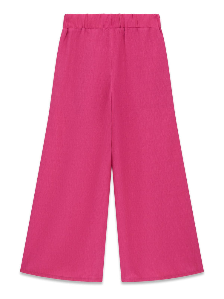 Pantalone palazzo Guess tinta unita - Fuxia