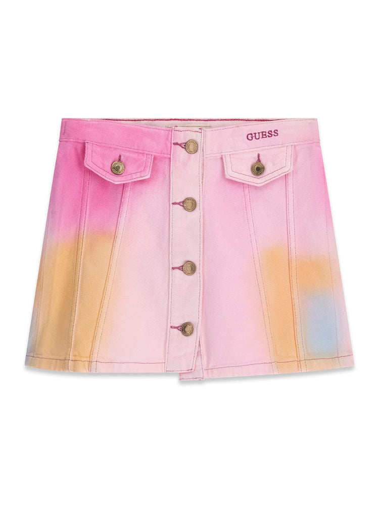 Minigonna Jeans Guess sfumata - Arcobaleno