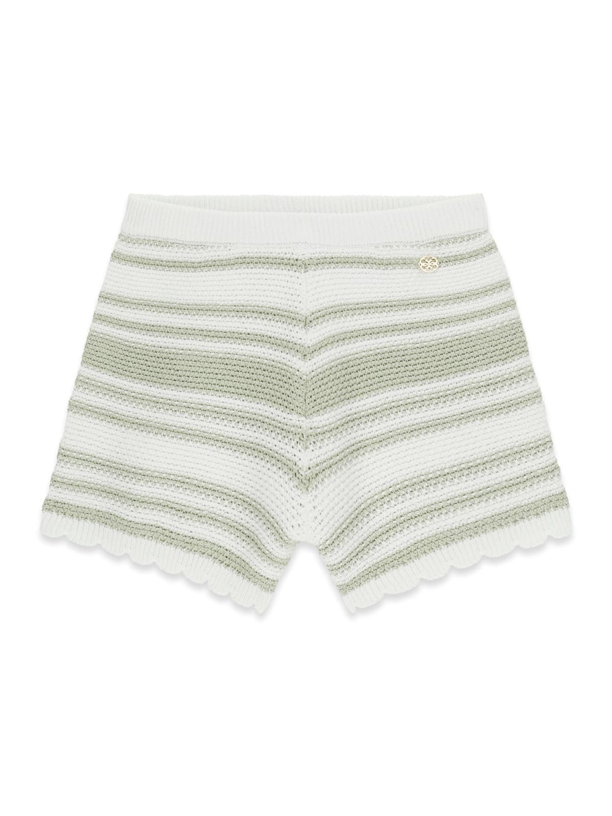 Short Guess uncinetto fasce - Bianco/Verde Salvia