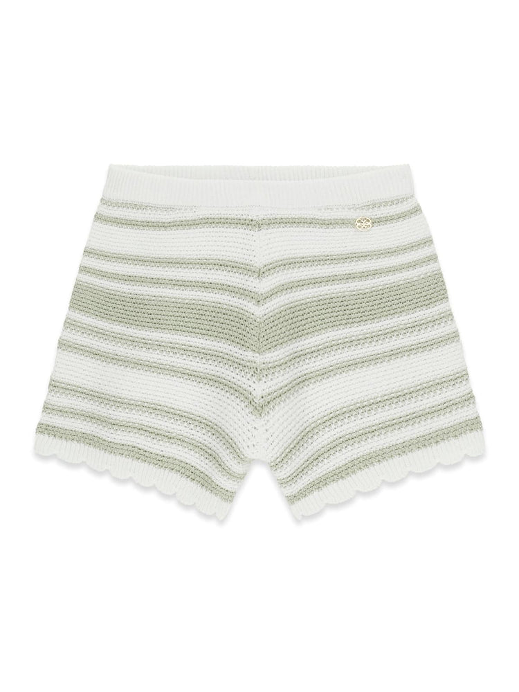 Short Guess uncinetto fasce - Bianco/Verde Salvia