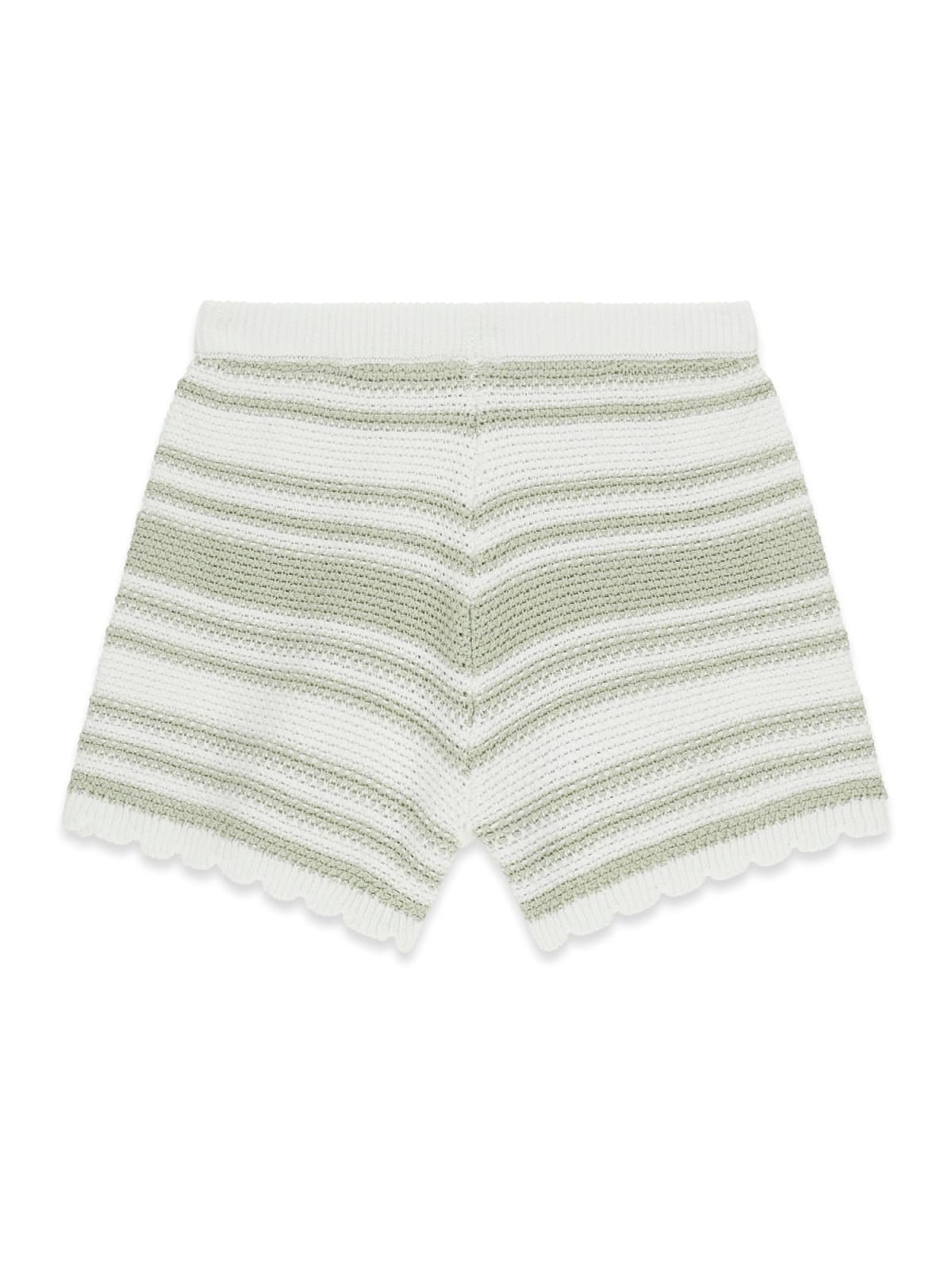 Short Guess uncinetto fasce - Bianco/Verde Salvia