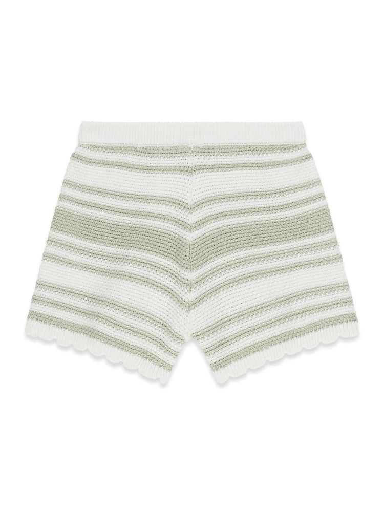 Short Guess uncinetto fasce - Bianco/Verde Salvia