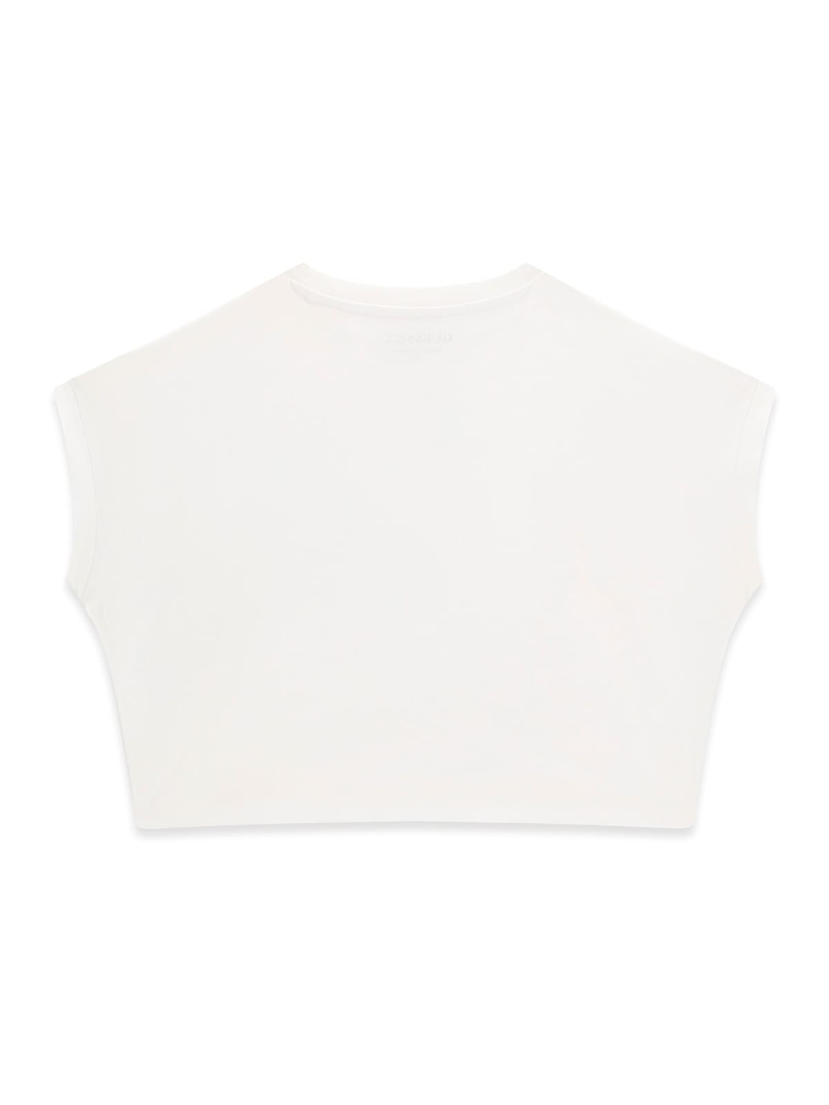 T-Shirt Guess con nodo tinta unita - Bianco
