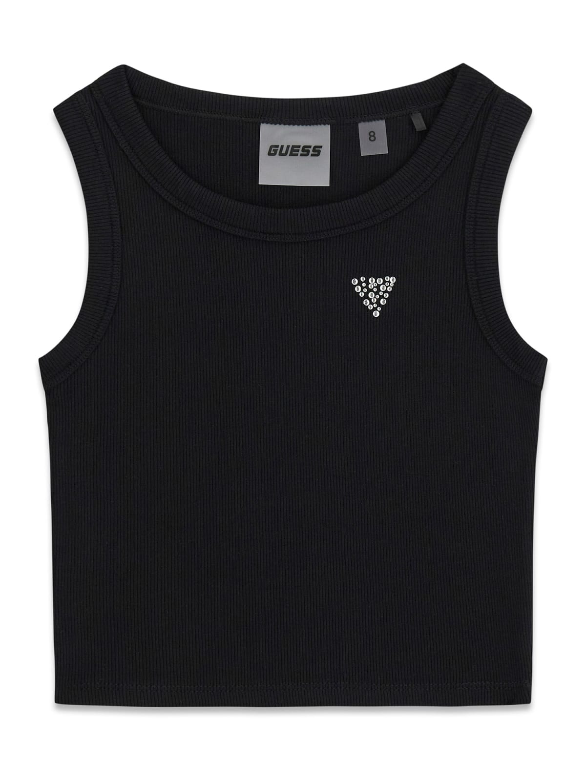 Top crop Guess costine - Nero