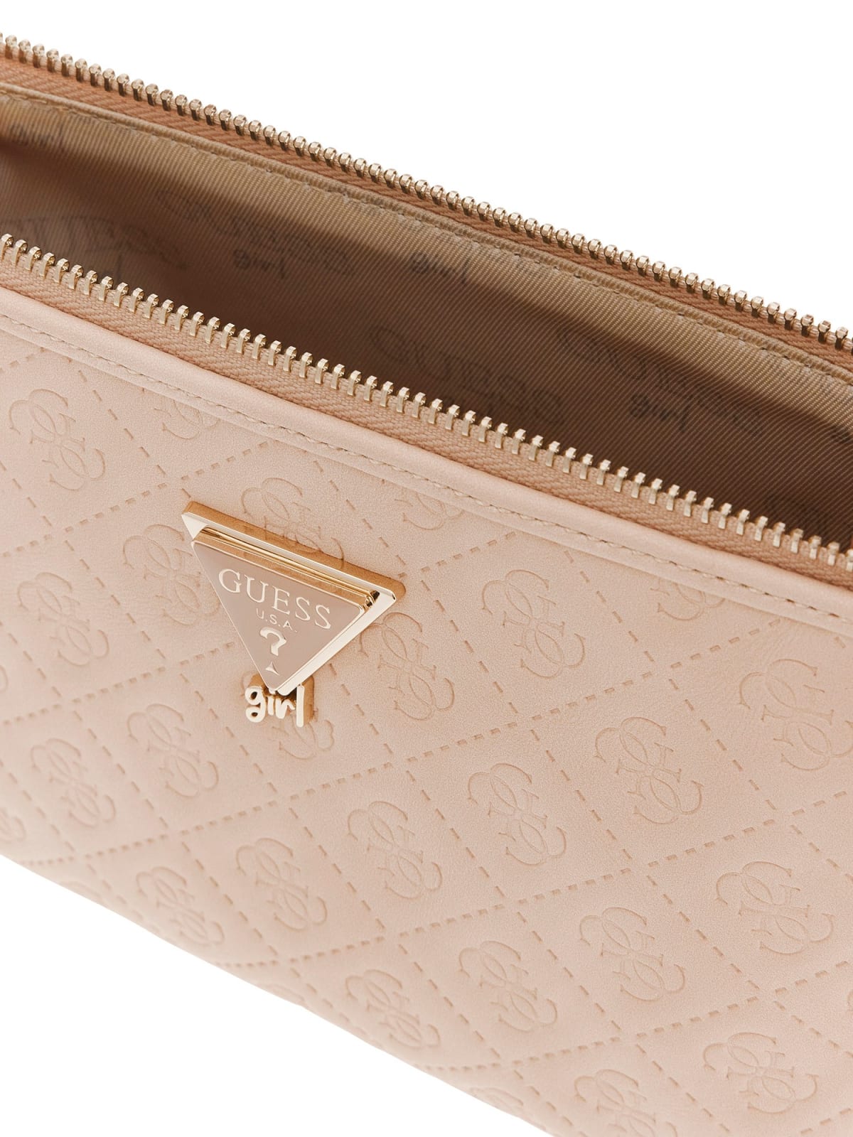 Borsa con tracolla Guess trapuntata - Rosa