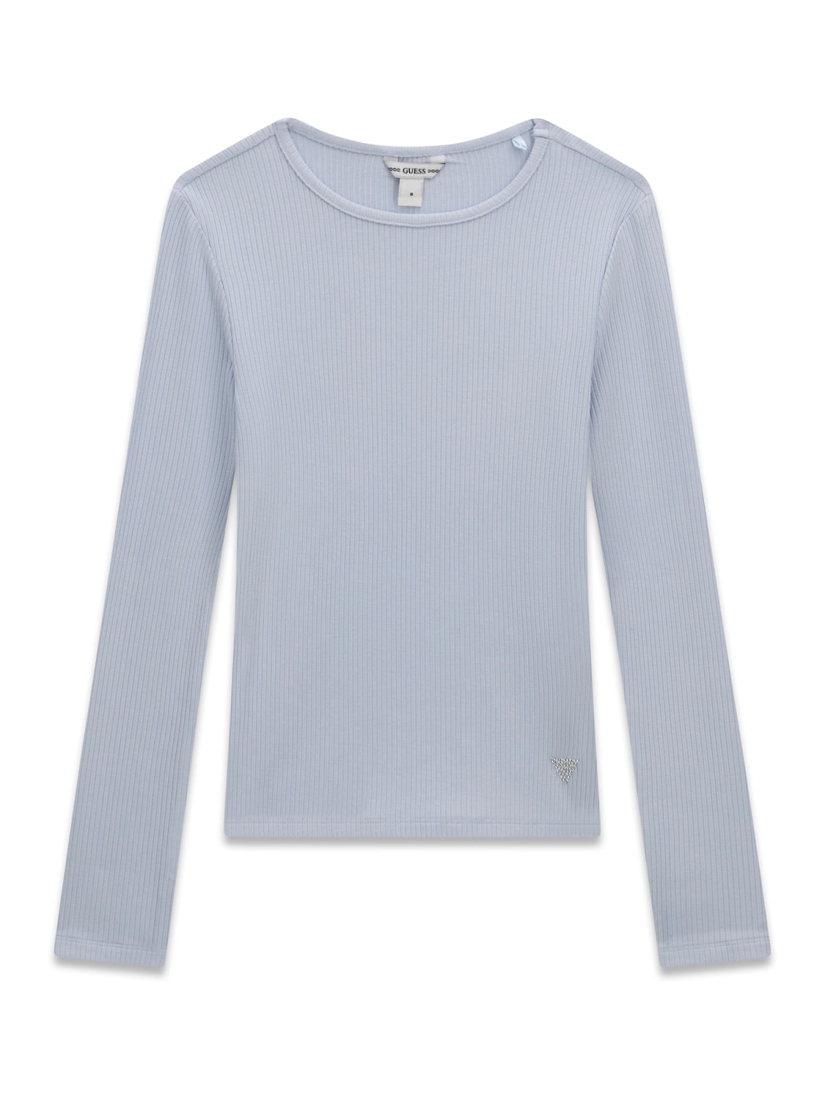 SHIRT GUESS A COSTINE AZZURRO POLVERE