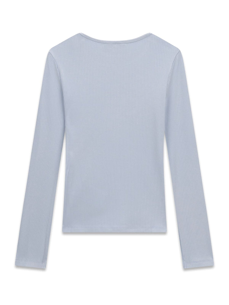SHIRT GUESS A COSTINE AZZURRO POLVERE