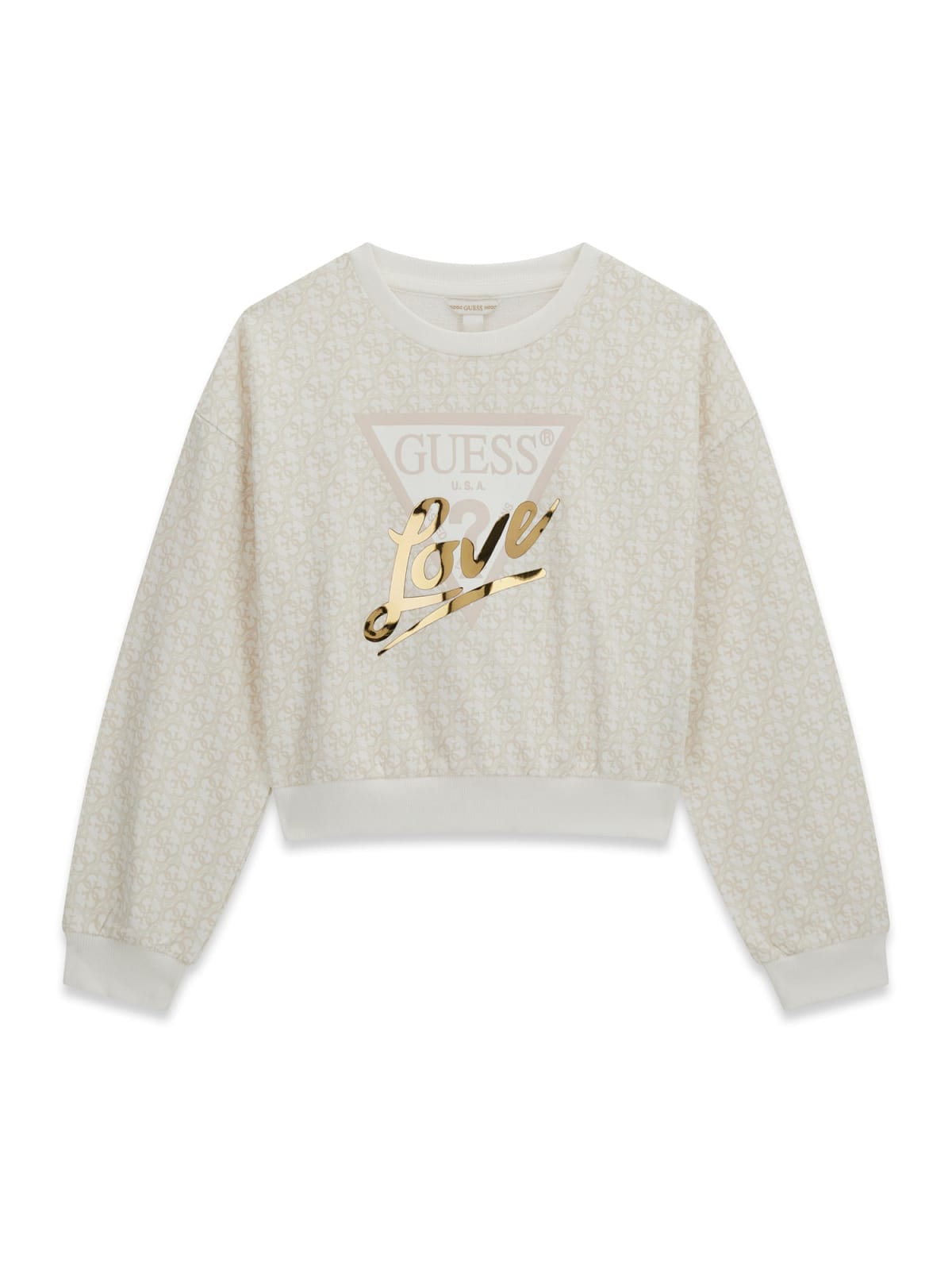 FELPA GUESS FANTASIA LOGATA BEIGE