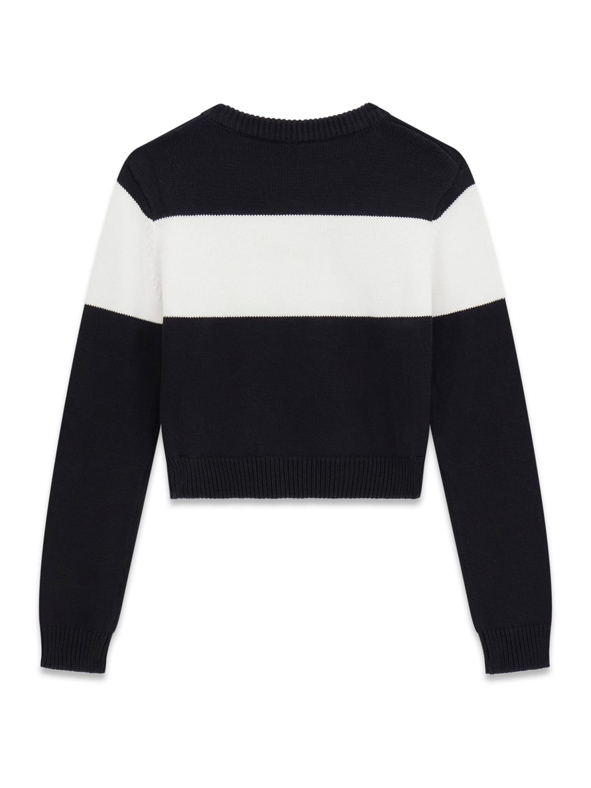 MAGLIONCINO GUESS A FASCE NERO E BIANCO