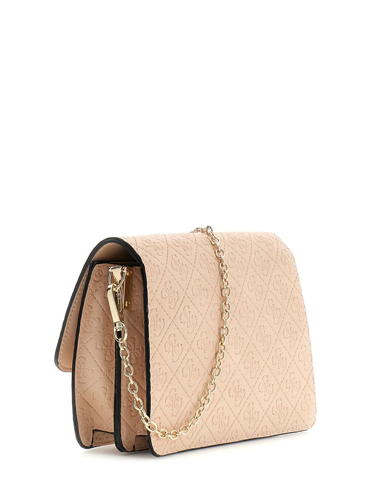POCHETTE/TRACOLLA FIOCCO GUESS IN SEMILPELLE ROSA CIPRIA