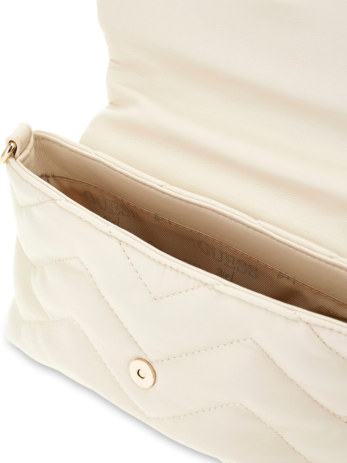 POCHETTE/TRACOLLA GUESS IMBOTTITA CREMA