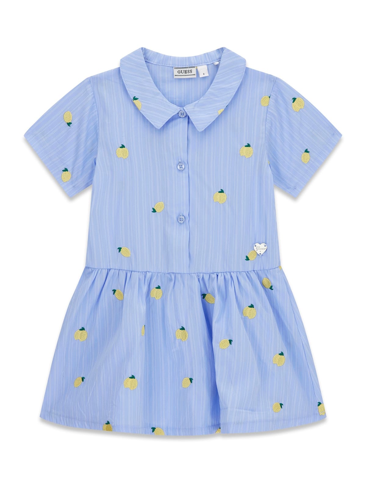 Abito camicia Guess fantasia limoni - Azzurro