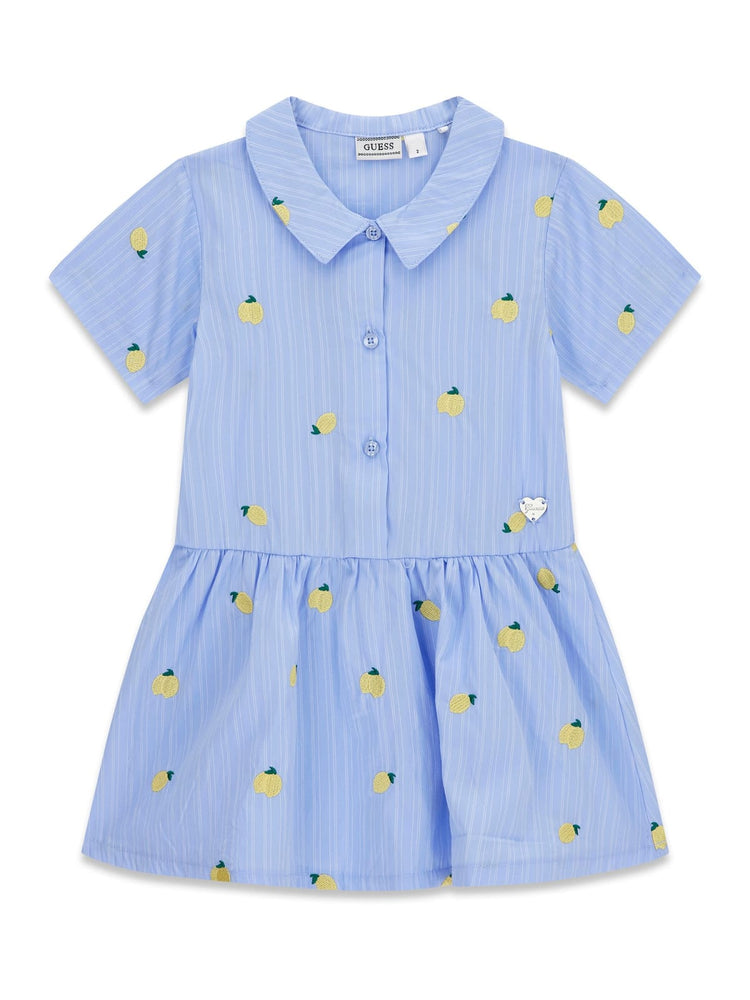 Abito camicia Guess fantasia limoni - Azzurro