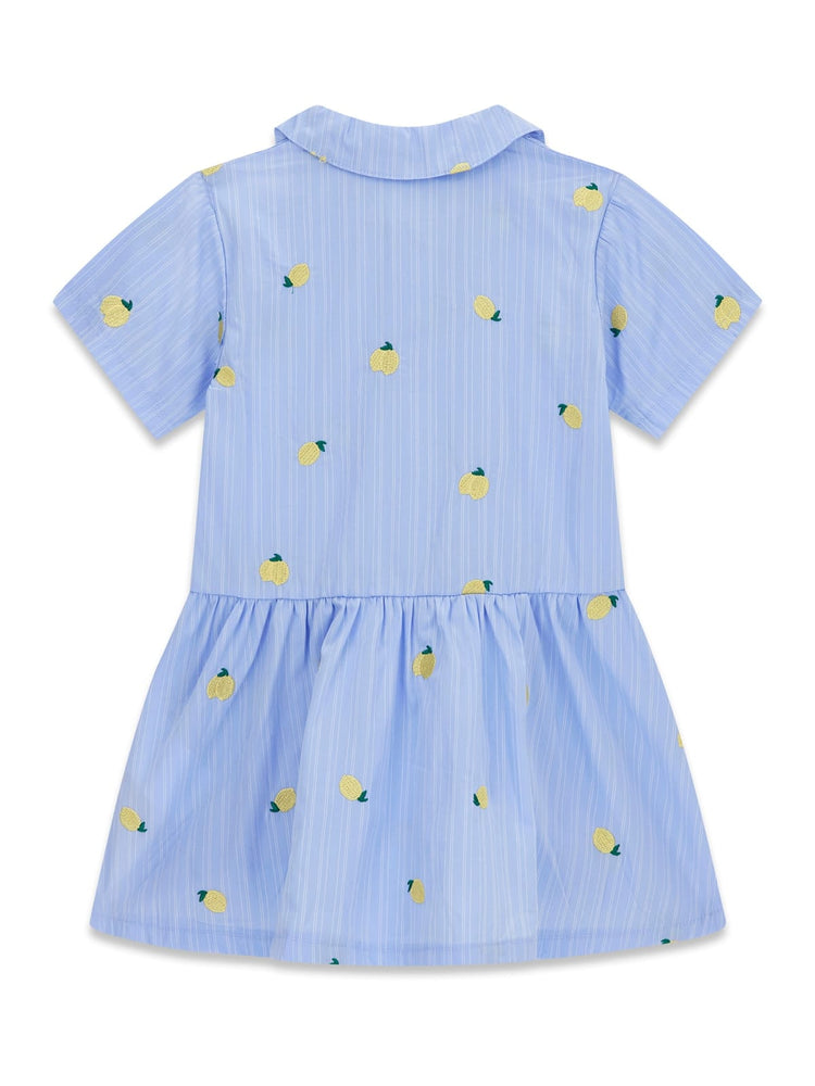 Abito camicia Guess fantasia limoni - Azzurro