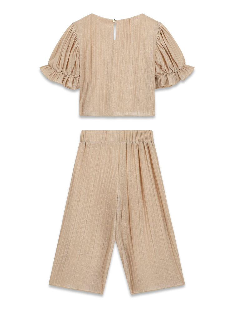 Coordinato Guess plisse - Oro lurex