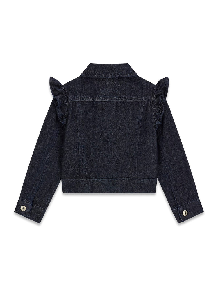 Giubbino Jeans Guess lurex maniche rouche