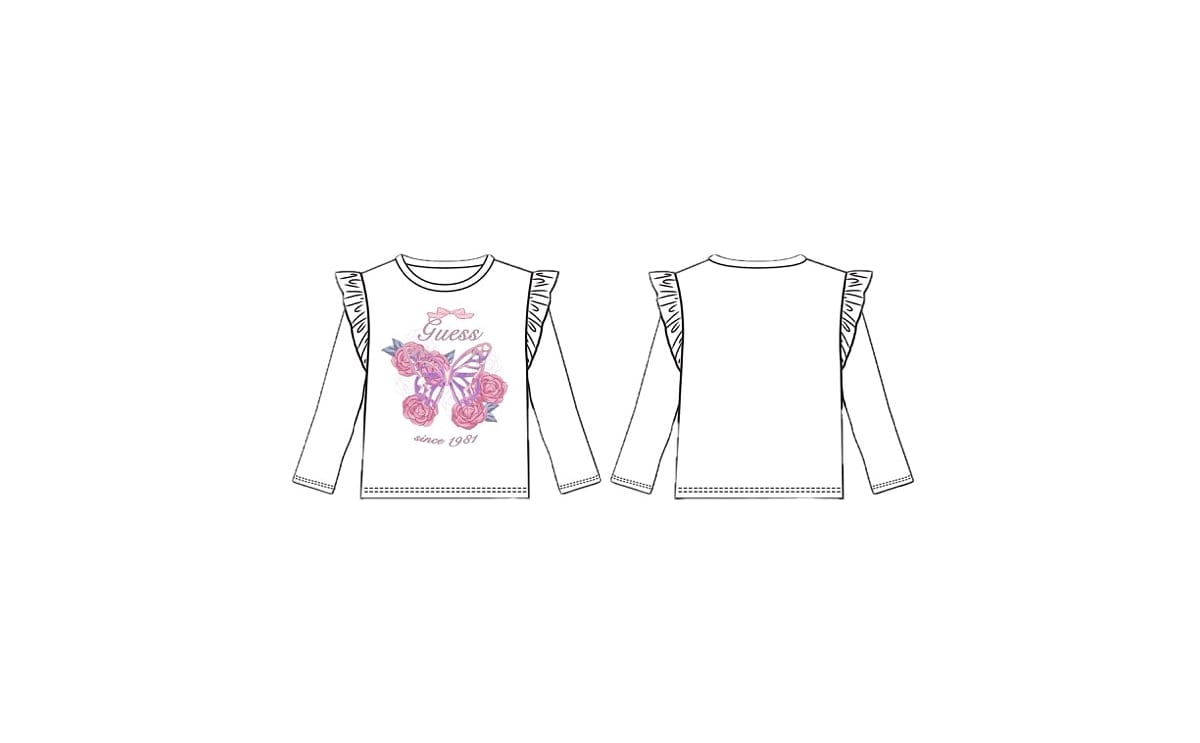 SHIRT GUESS BIANCA FANTASIA ROSE