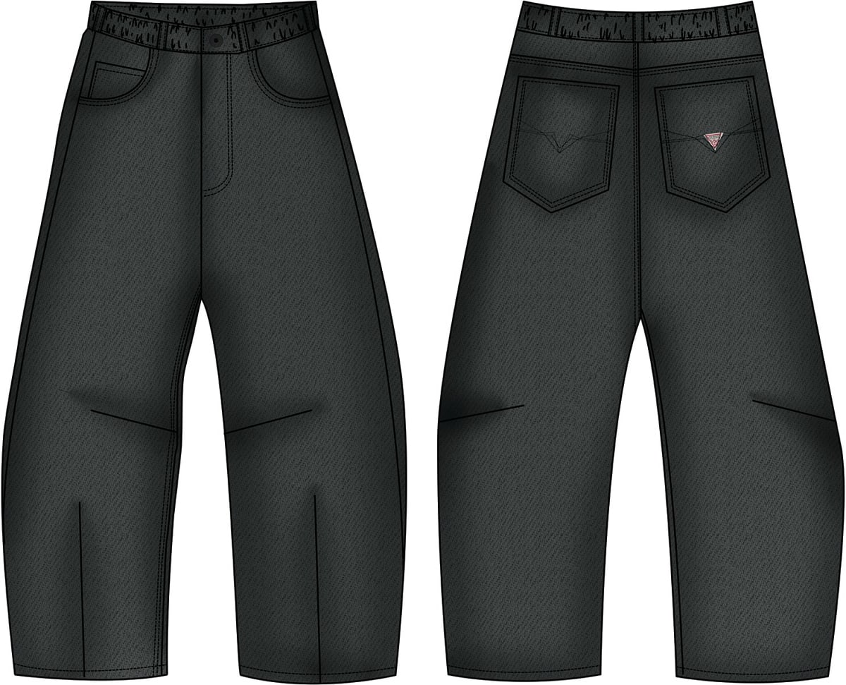 JEANS BALOON NERO