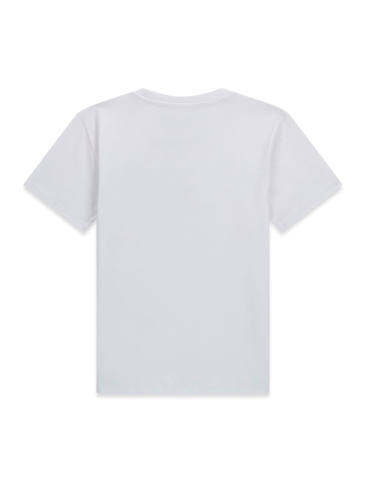 T-Shirt Guess stampa palme - Bianco