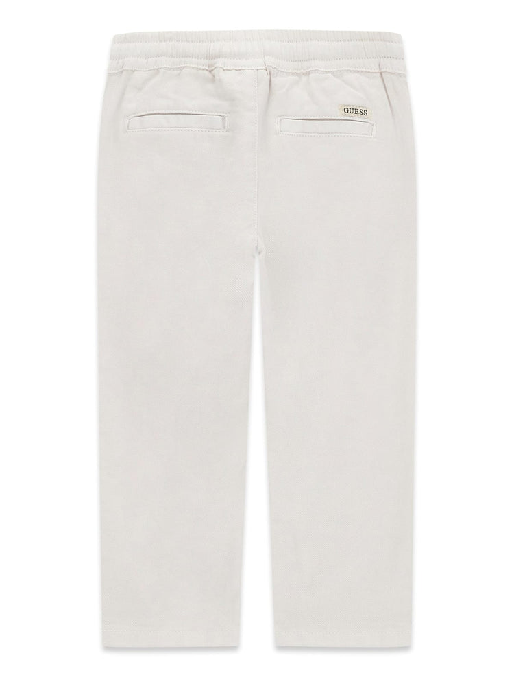 Pantalone Guess con elastico tinta unita - Beige