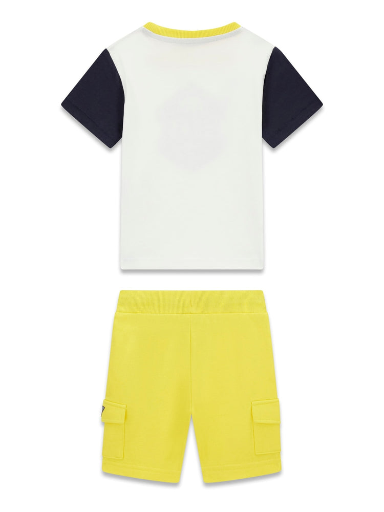 Coordinato in felpa Guess - Bianco/Giallo
