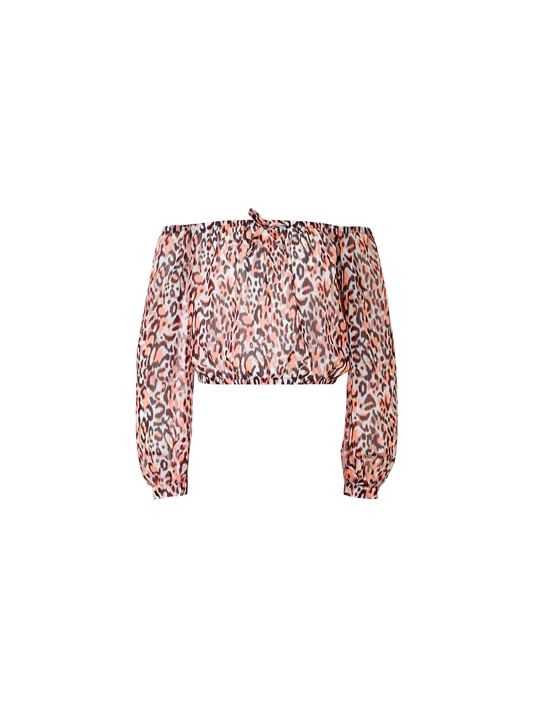 Blusa Kocca Picnua crop fantasia Animalier