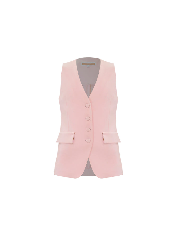 Gilet Kocca Carola - Rosa Cipria