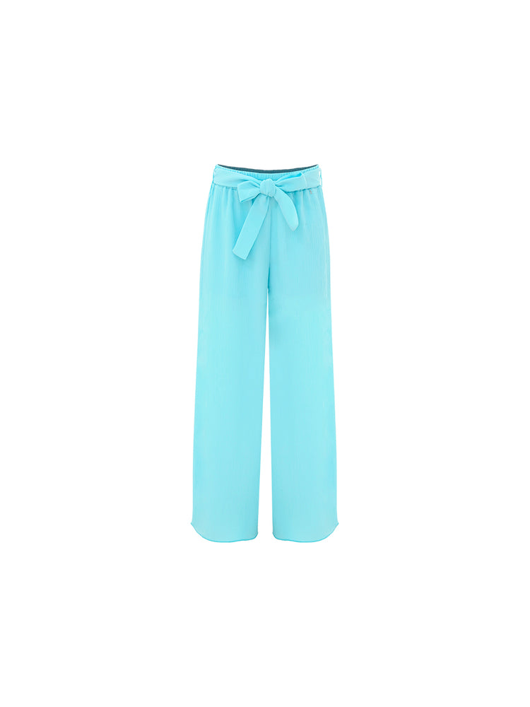 Pantalone palazzo Kocca Tassilo - Turchese