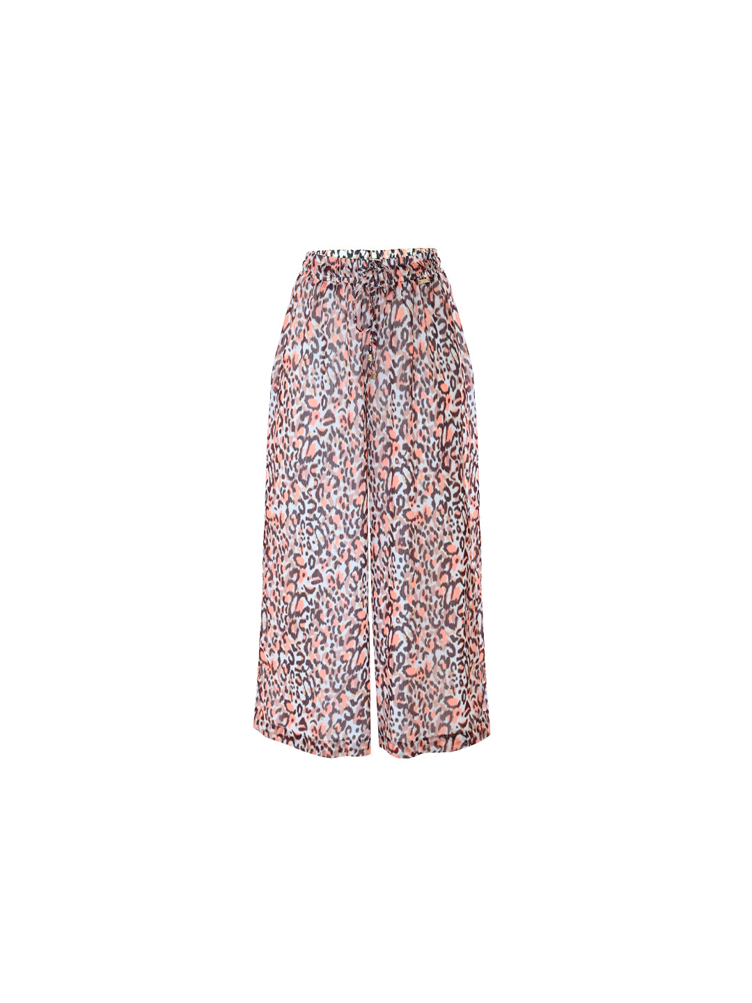 Pantalone Kocca Mila a palazzo fantasia animalier