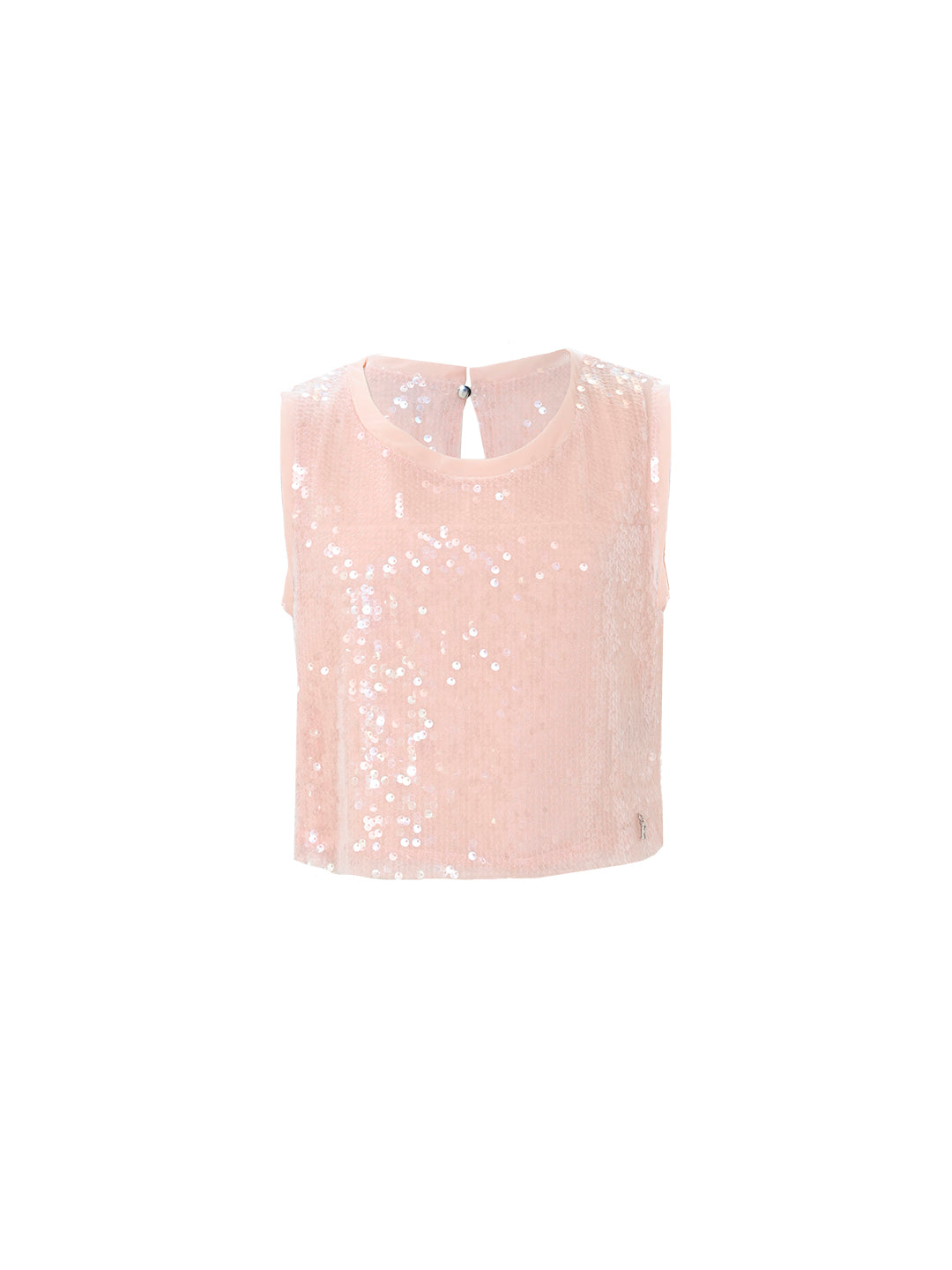 Top Kocca Vlad con paillettes - Rosa Cipria