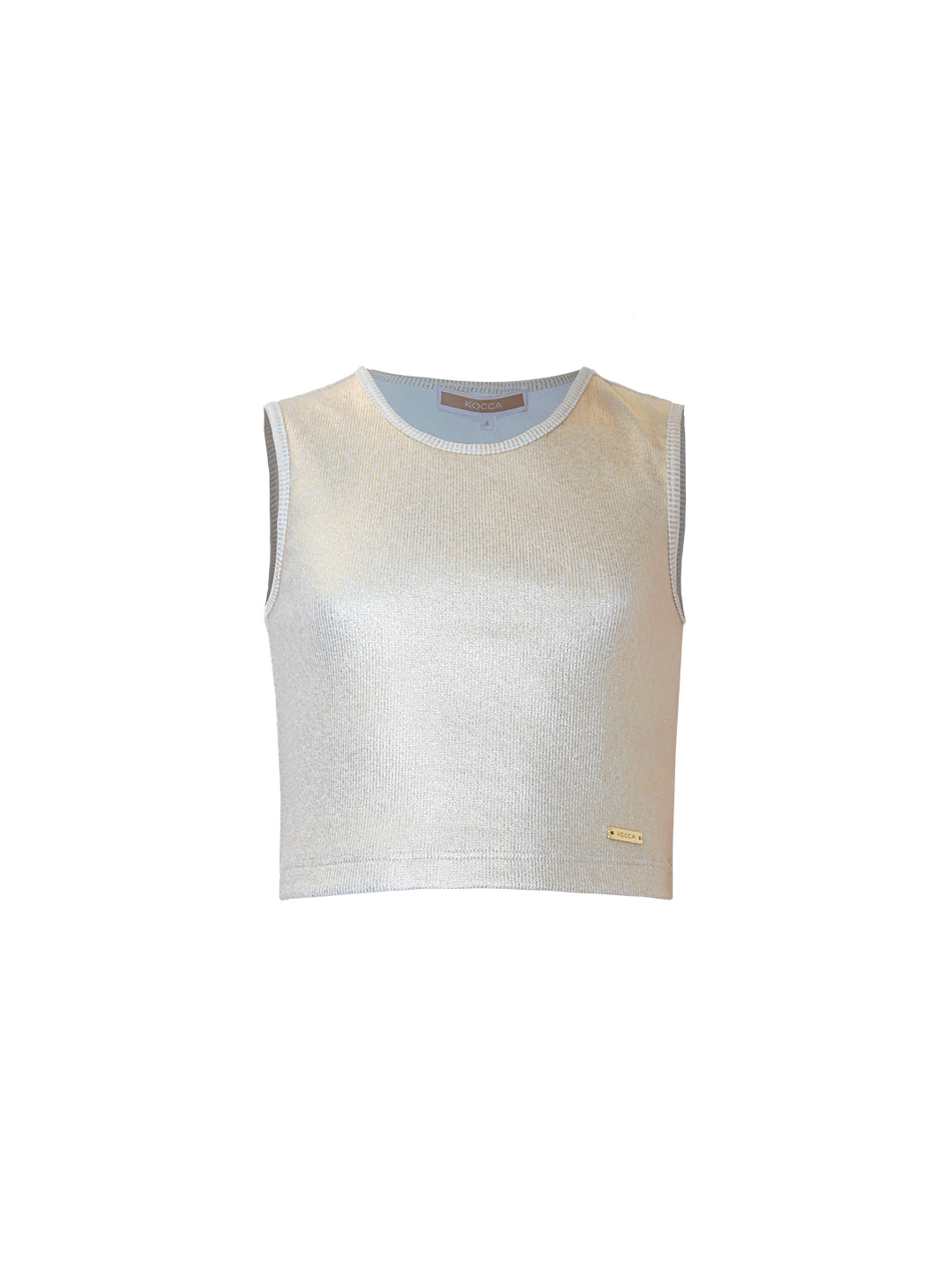 Top Kocca Misty lurex - Oro