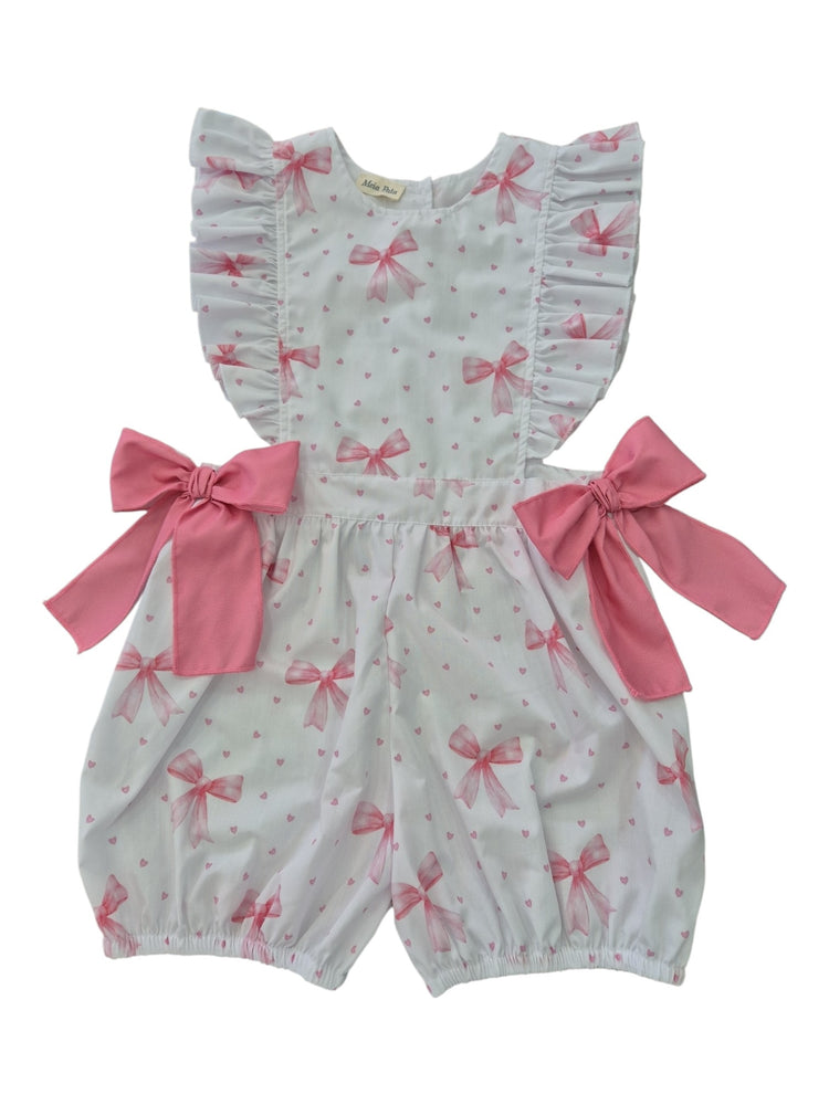Jumpsuit Meia Pata fondo bianco - Fiocchi Rosa