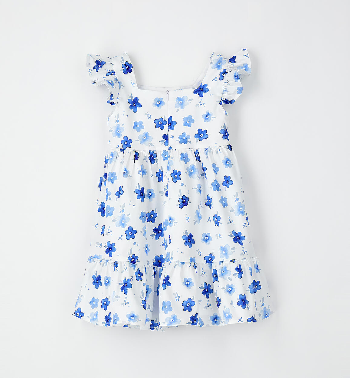 Abito Minibanda 100% cotone bambina fantasia fiori