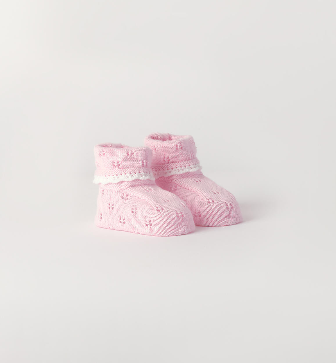 Babbucce da neonata Minibanda - Rosa