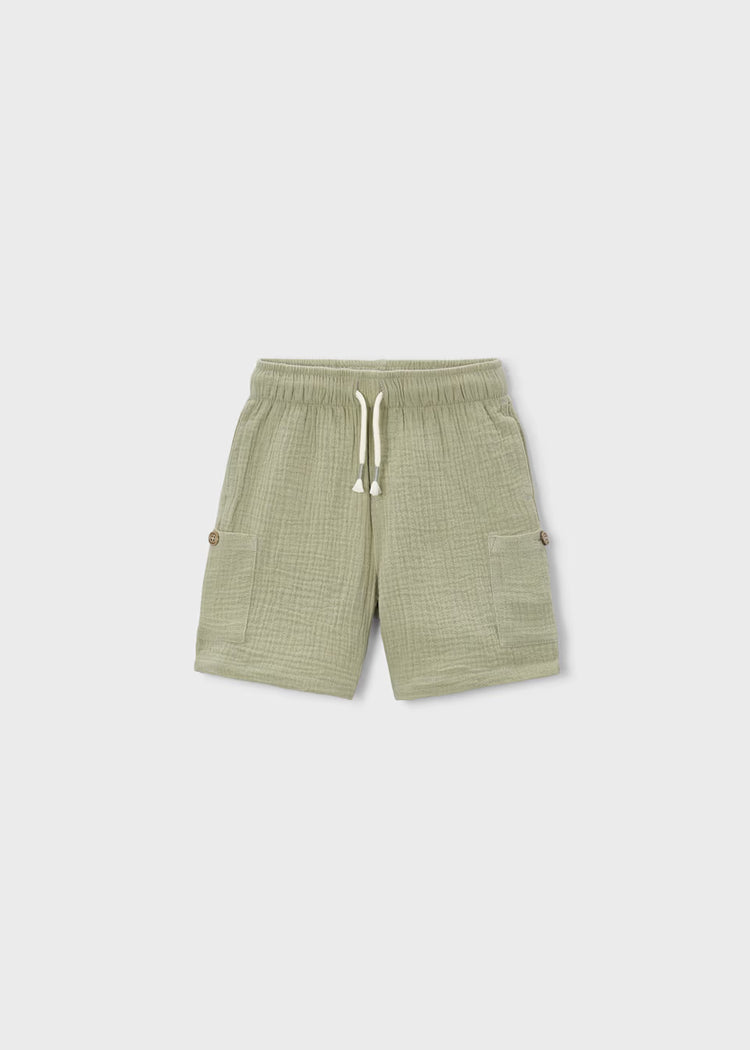 Bermuda bambula bambino Mayoral - Verde militare