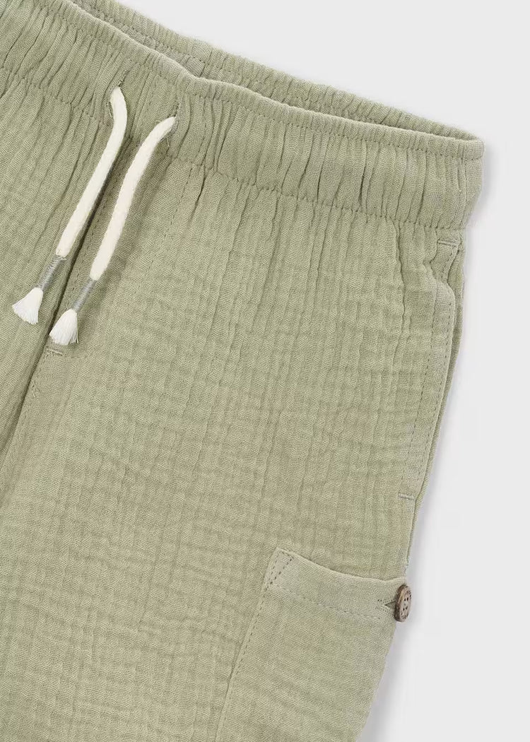 Bermuda bambula bambino Mayoral - Verde militare