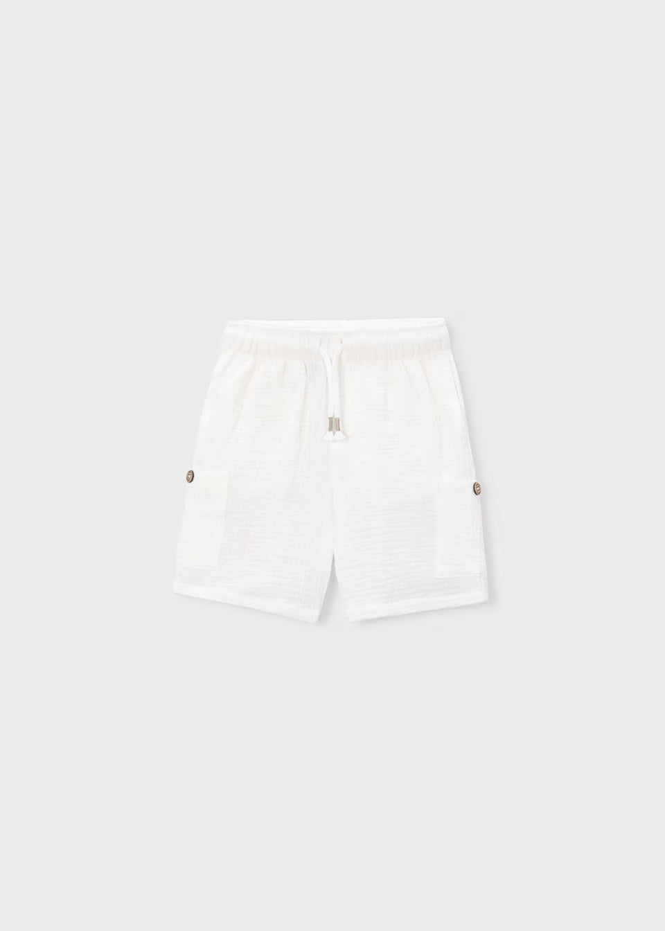 Bermuda bambula bambino Mayoral - Bianco