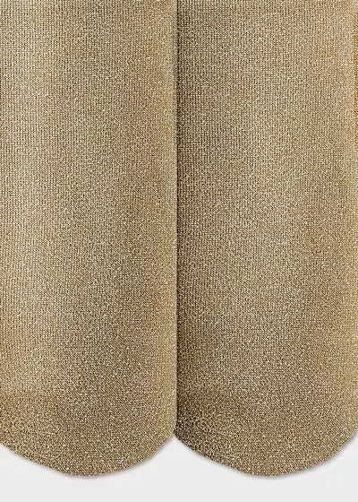 CALZA CHAMPAGNE LUREX