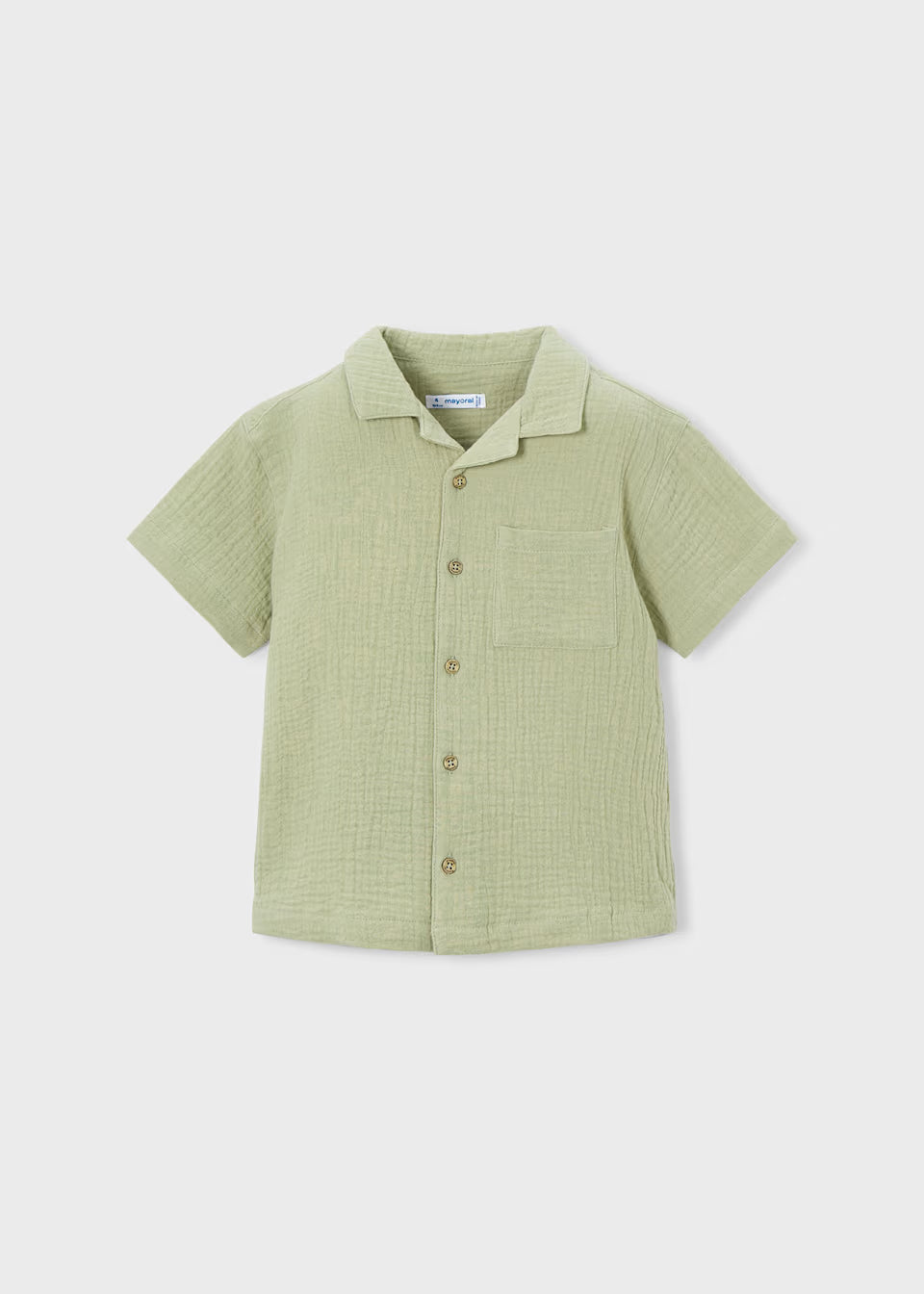 Camicia bambula bambino Mayoral - Verde militare