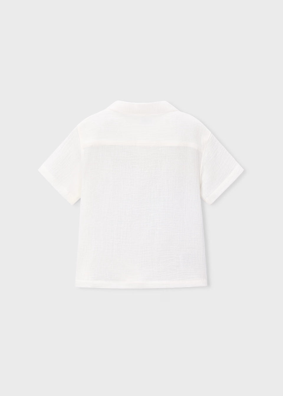 Camicia bambula bambino Mayoral - Panna