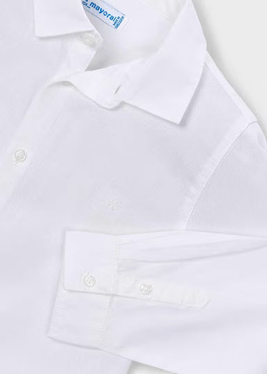 CAMICIA M/L BASICA BIANCA
