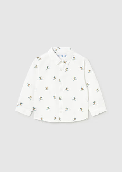 CAMICIA STAMPA TIGRE SCIATORE