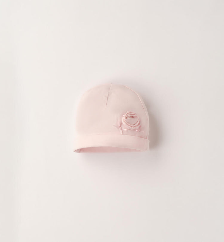 Cappellino neonata Minibanda - Rosa