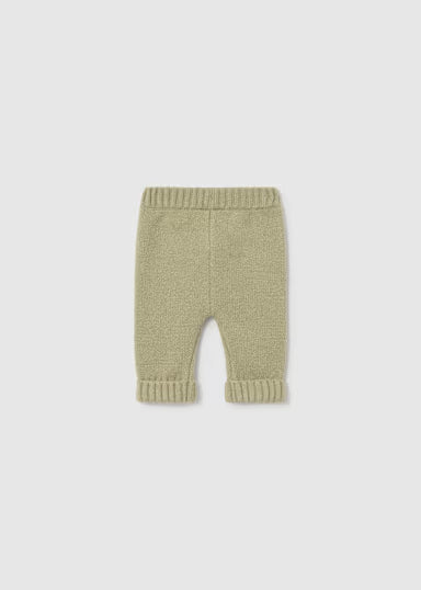 COORDINATO 3PZ CARDIGAN SHIRT E PANTALONE BEIGE/VERDE