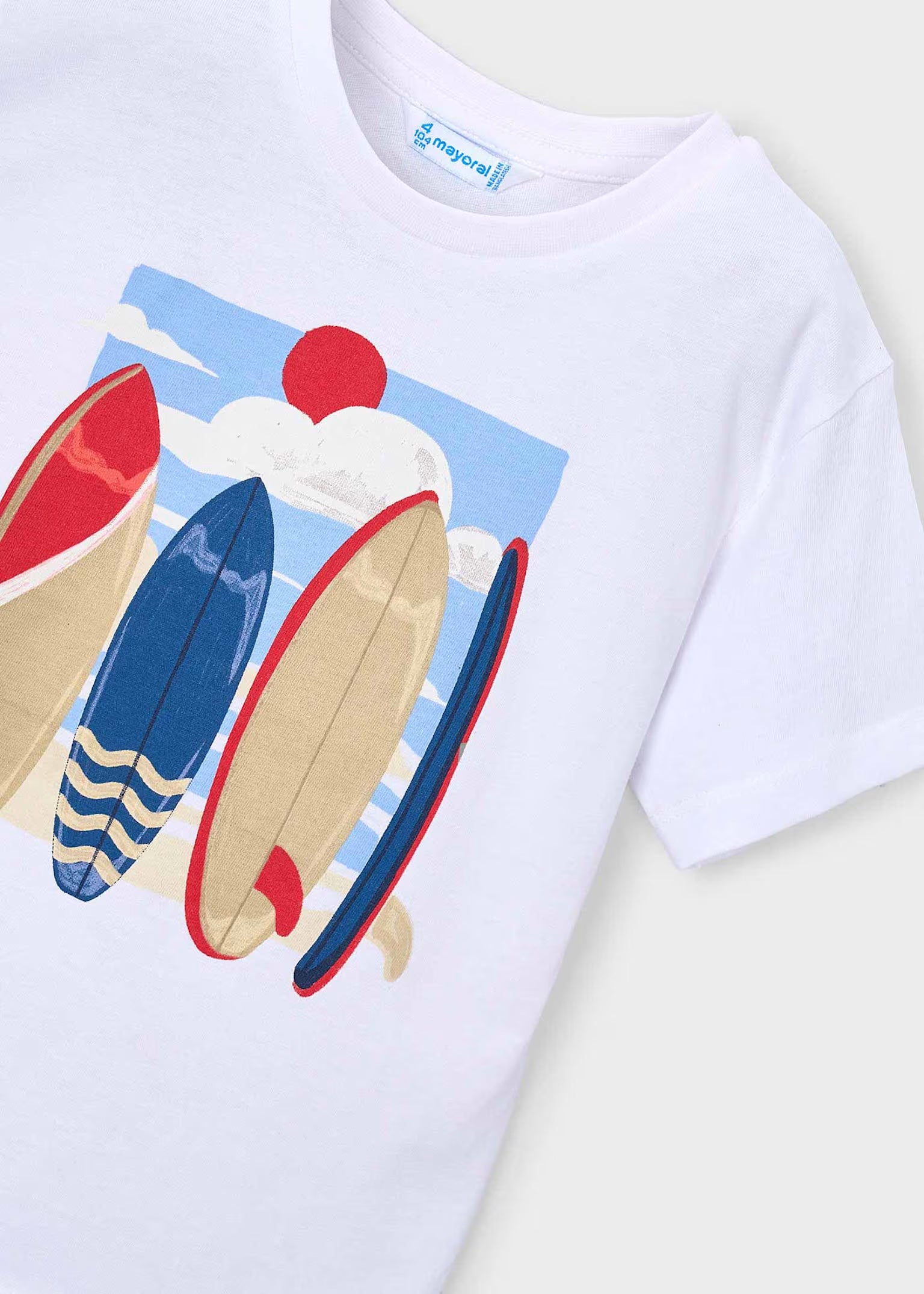 Completo 3 pezzi Mayoral surf bambino - Bianco/Blu