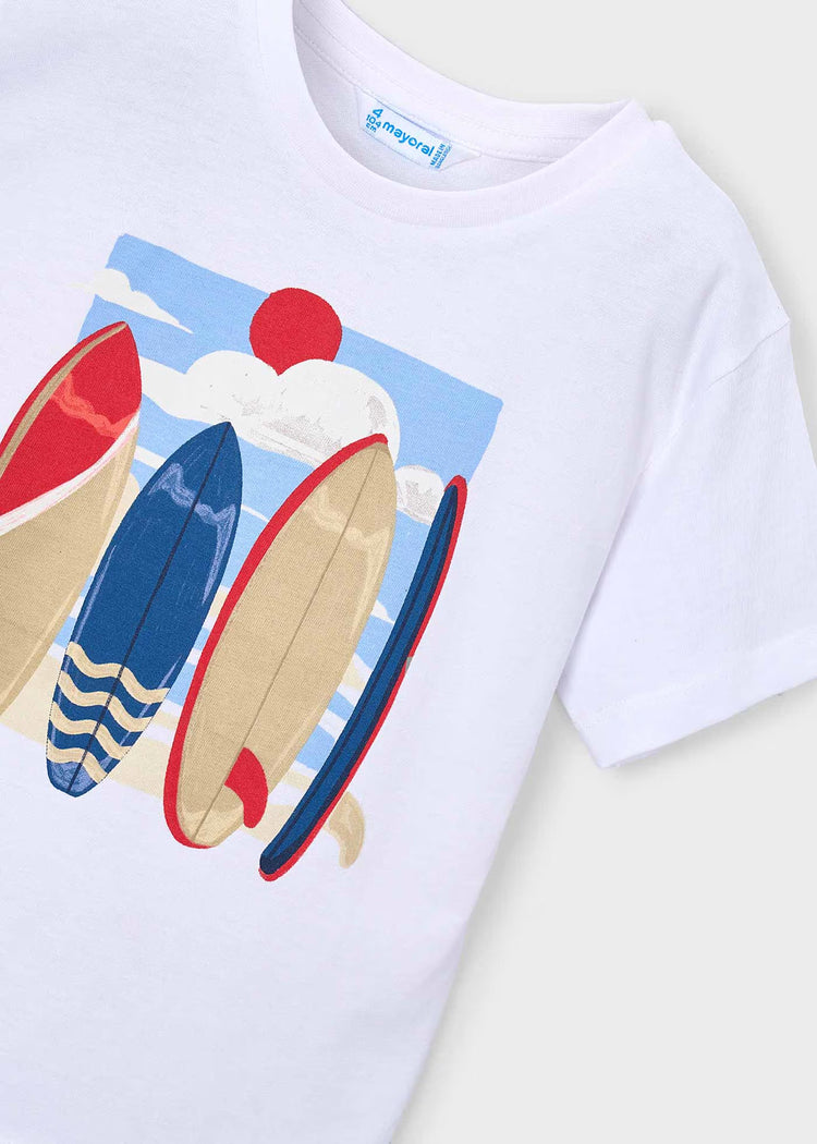 Completo 3 pezzi Mayoral surf bambino - Bianco/Blu